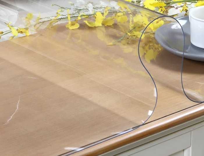 М'яке скло на стіл мягкое стекло гнучке скло мяке скло покриття