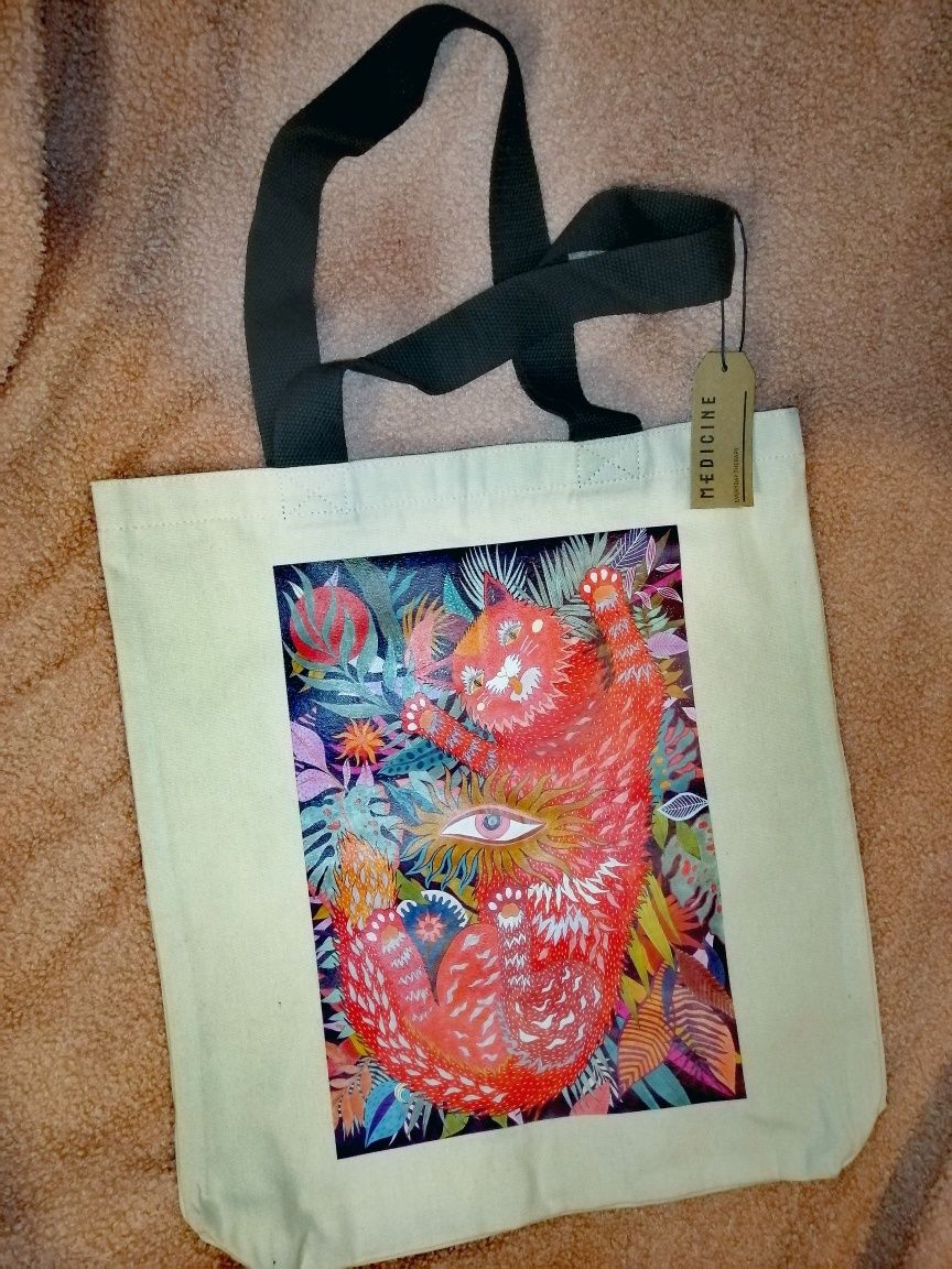 Nowa z metką! MEDiCiNE Limitowana ART SERiES torba Shopper. Bawełniana