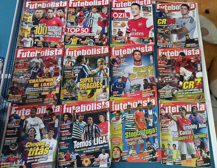 Revistas Futebolista clássicas dos anos 2000