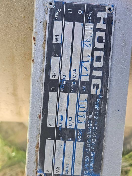 Pompa Agregat pompowy do igłofiltrów igłofiltry huddig