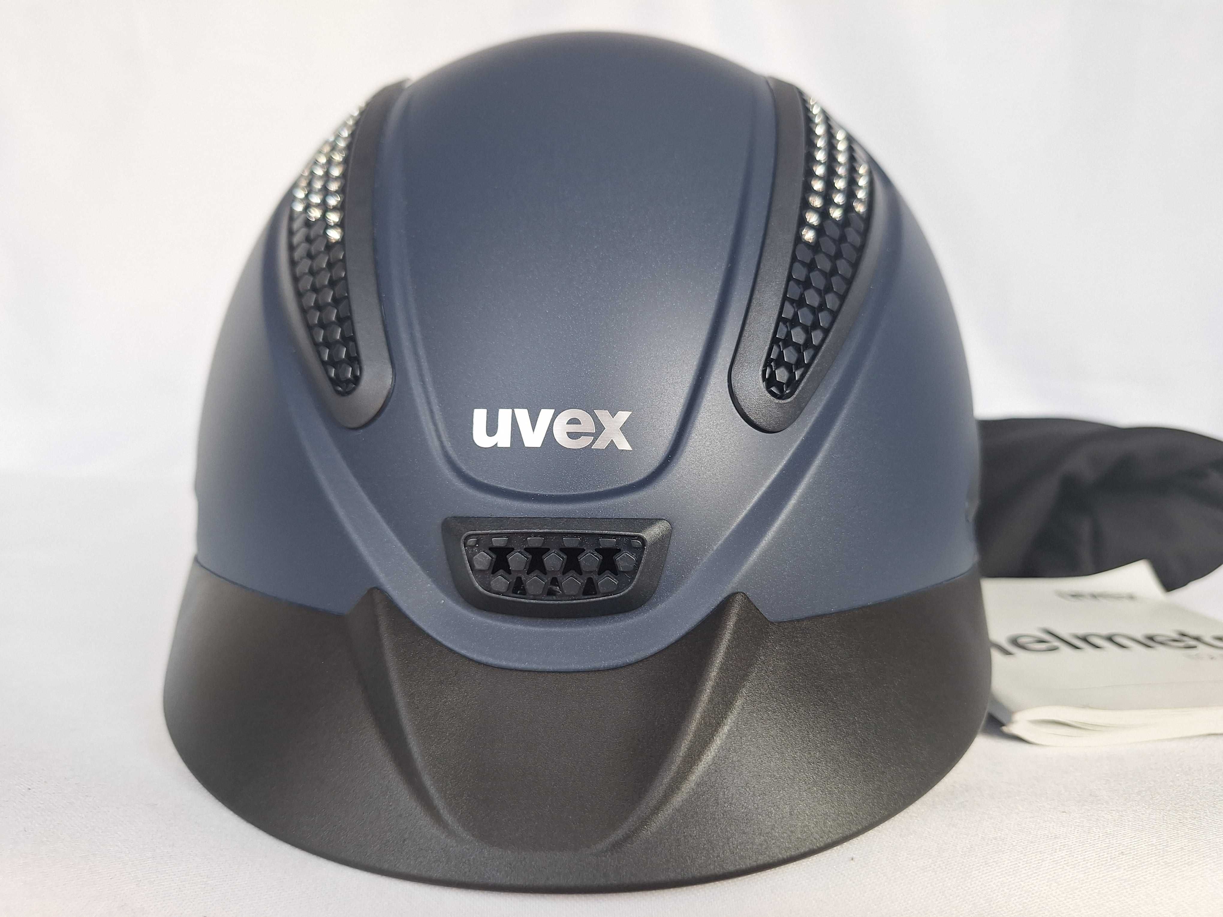 Kask jeździecki toczek Uvex Perfexxion II Glamour Blue XS-S 54-55cm