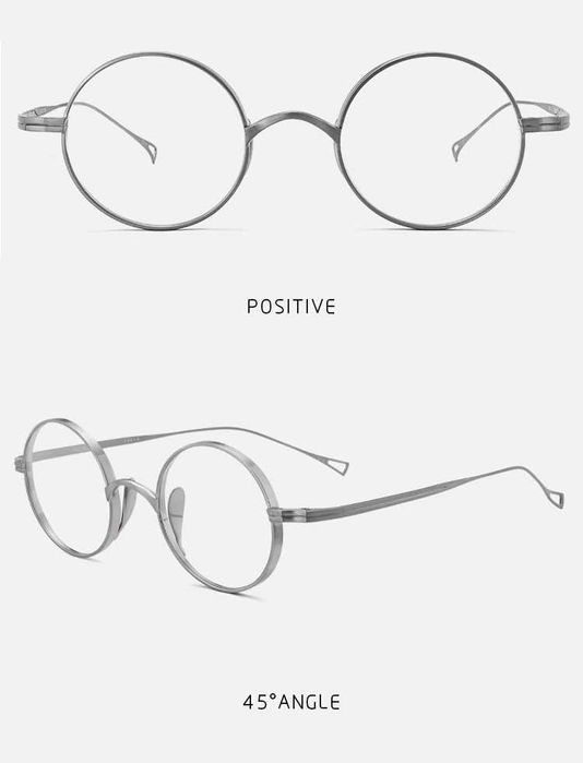 Óculos vintage prateados NOVOS