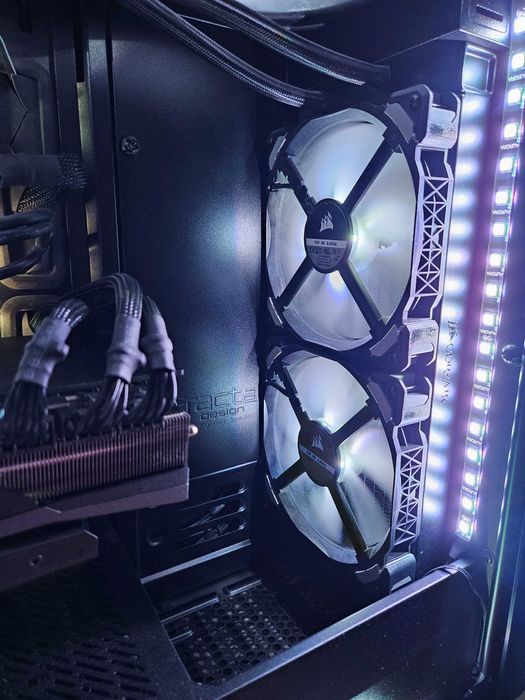 PC Intel i7-9700K / RTX 3080 / 32GB RAM RGB – gaming i praca, zadbany