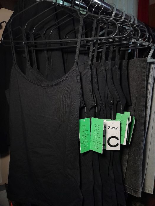 Базовая чорна майка