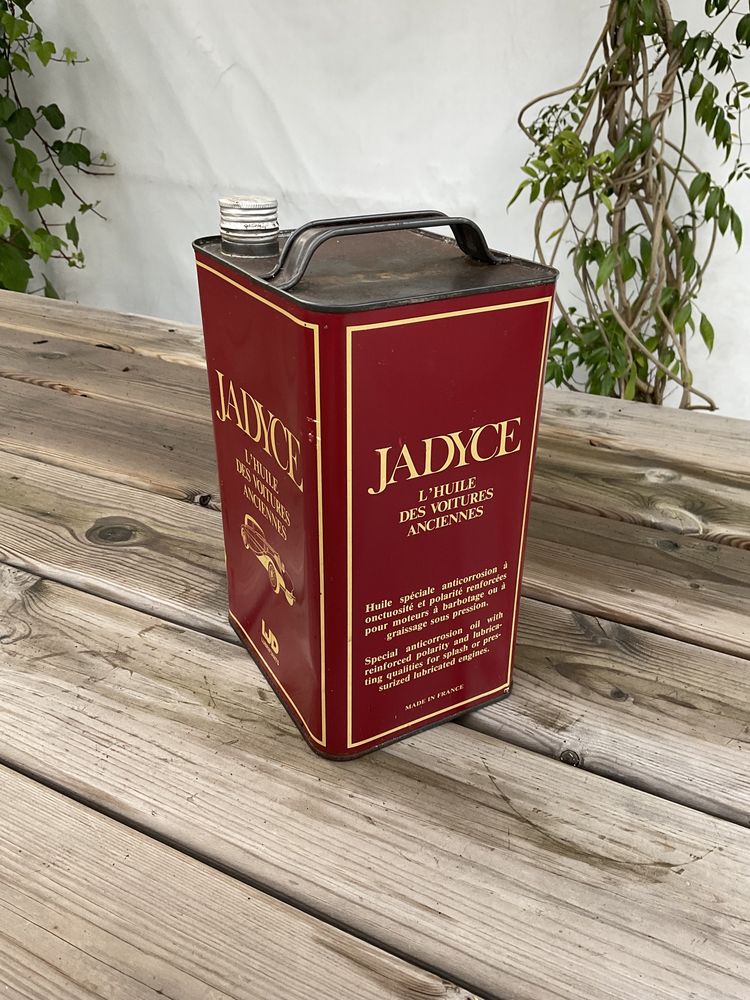 Lata oleo Jadyce vintage