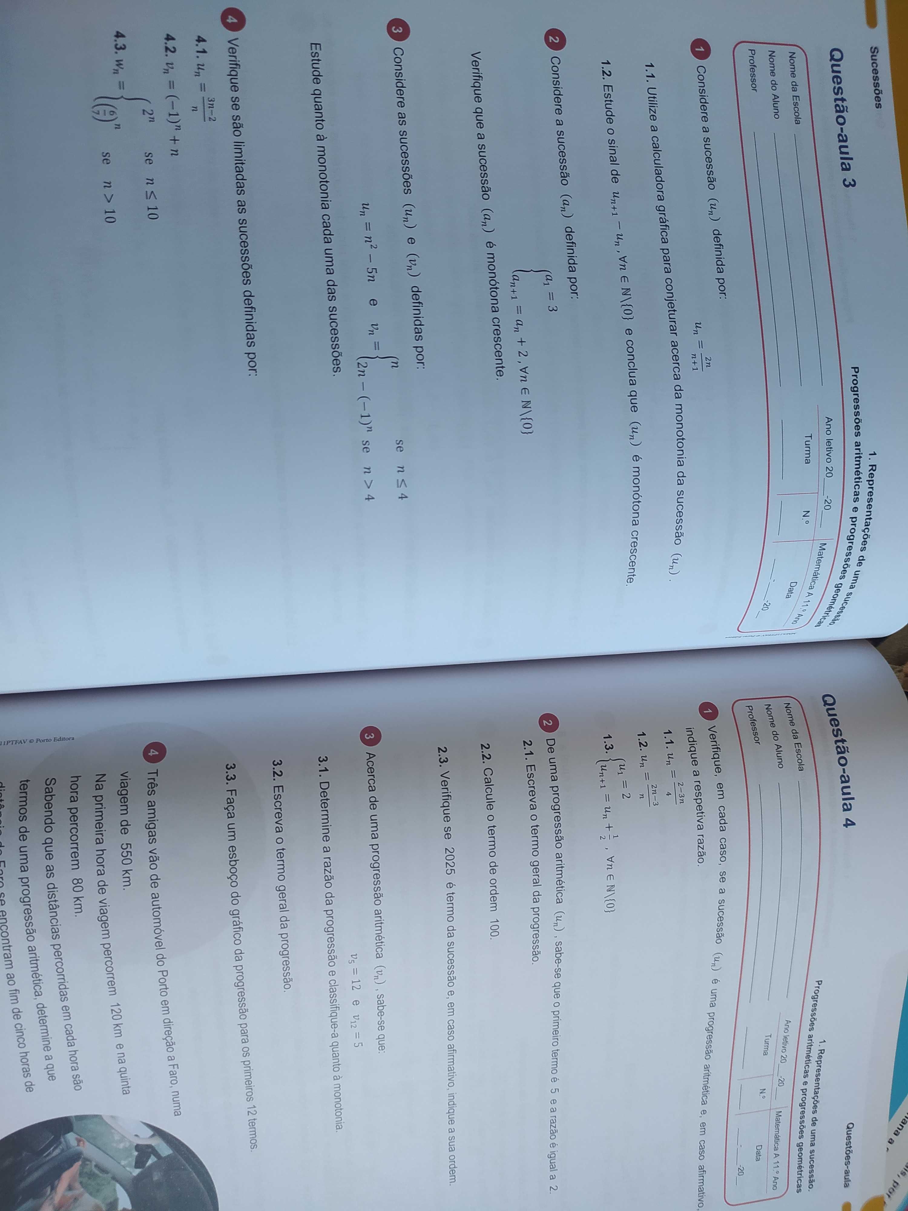 Máximo 11 - Matemática A - NOVO PROJETO - Livros e dossier professor