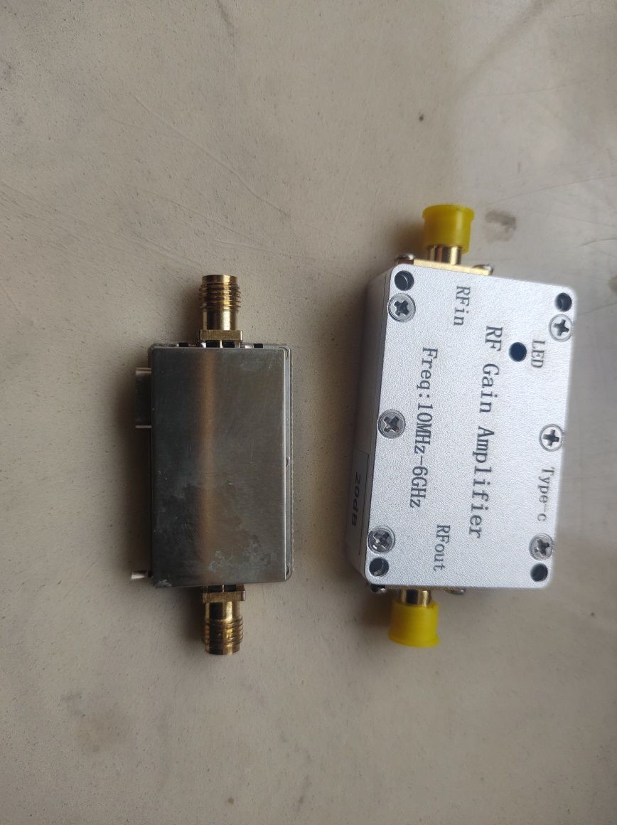 Малошумний підсилювач +20 dB, 6 ГГц, LNA усилитель МШУ