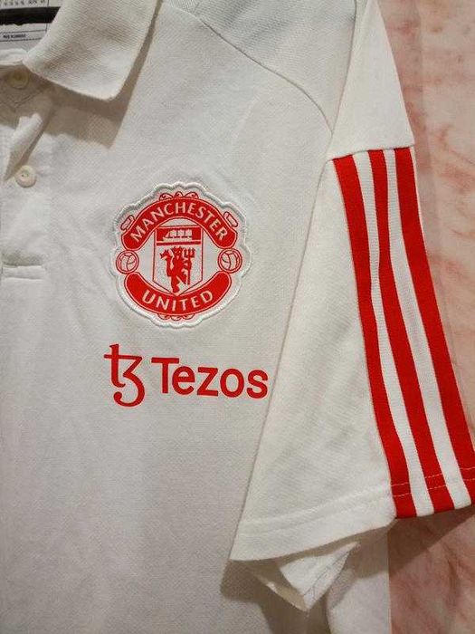 Adidas чоловіча футболка-поло tiro 23 "Mанчестер Юнайтед" розміром XL