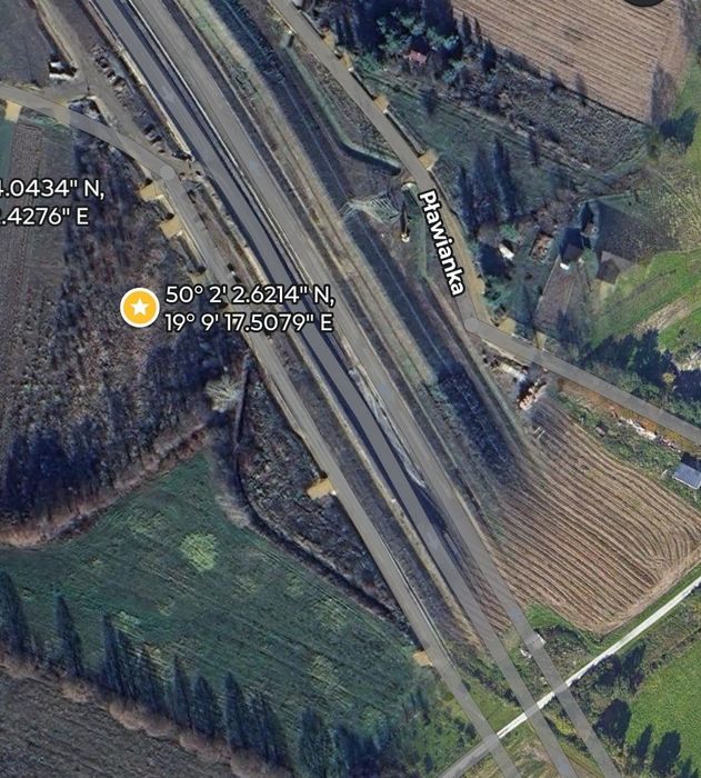 Działka pod reklamę wielkoformatową Oświęcim