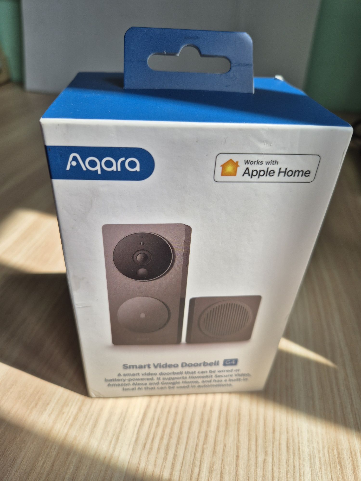 Відеодзвінок Aqara Smart Video Doorbell G4 Black (SVD-C03) EU
