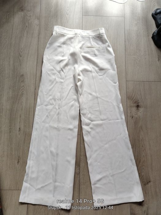 Zara spodnie z wysokim stanem S