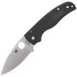 Nóż składany Spyderco Shaman Black G10, Stonewashed CPM S30V by Sal Gl