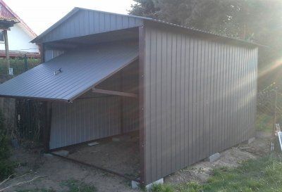 Wiata budowlana - garaż mobilny - 3x5m możliwość montażu