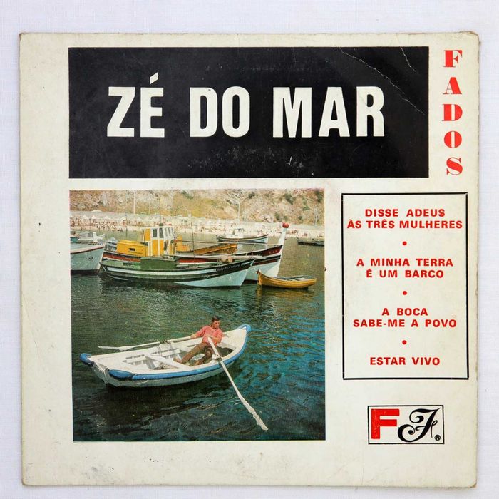 Disco Vinil Single Ze do Mar fados muito bom estado