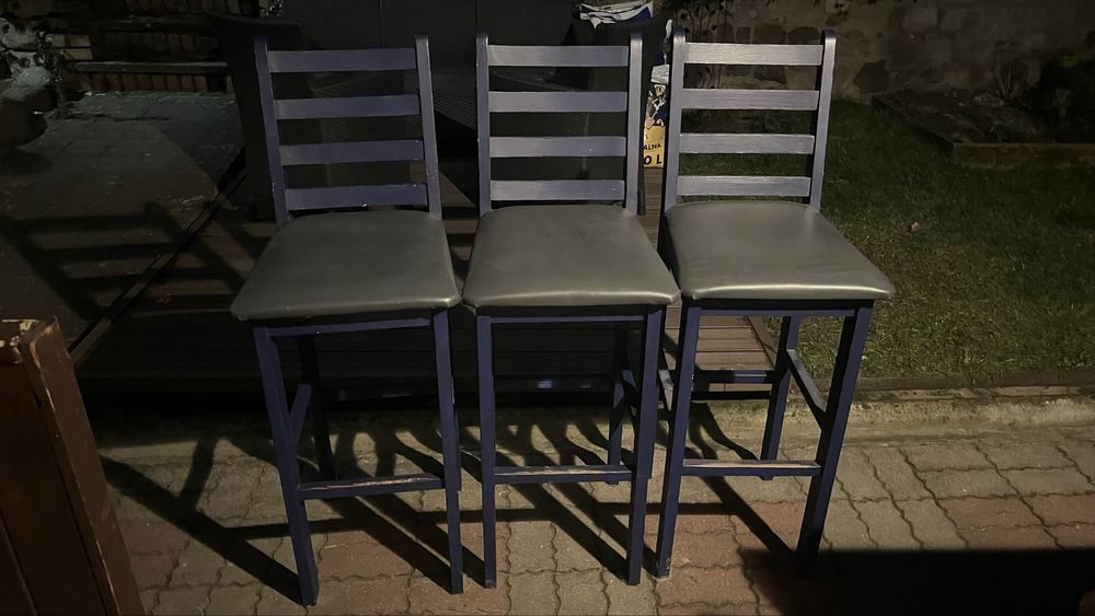 4 krzesla barowe chokery