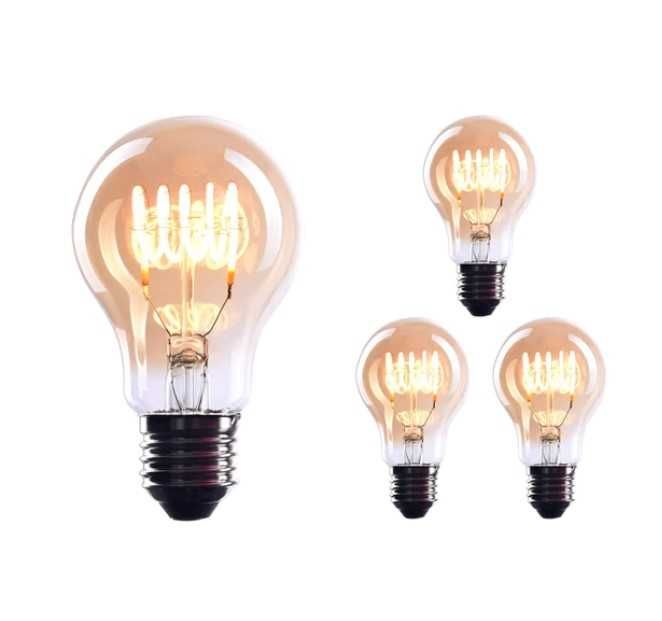 3 x Żarówka Edisona E27 4,8W odpowiednik 25 W Ciepła Biel