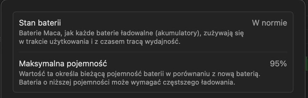 Macbook Pro M1 2020 8GB RAM, 256GB SSD, kondycja baterii 95%