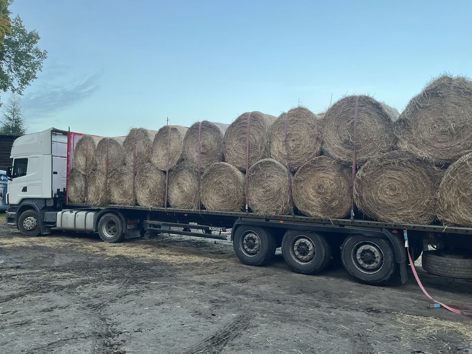 Uslugi transportowe , Sprzedaż słomy, siana wraz transportem