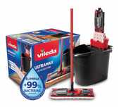 MOP VILEDA ULTRAMAX BOX zestaw wiadro z wyciskaczem drążek kij wkład