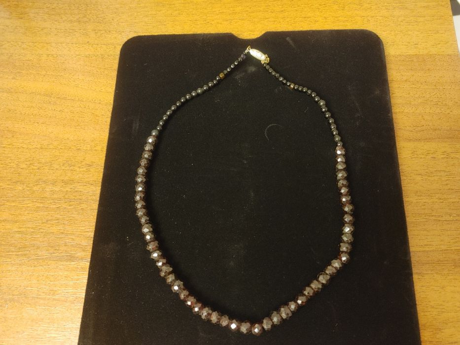 Редкие винтажные старинные гранатовые бусы до 1917 года