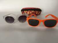 Okulary przeciwsłoneczne dziecięce z etui  dla dziewczynki