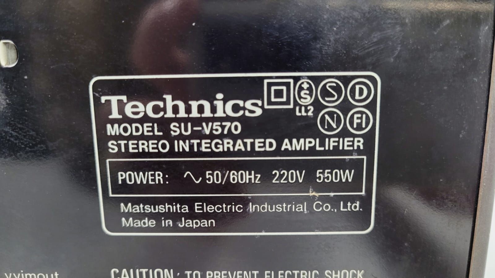 Technics SU V570 PXS JAPAN Wzmacniacz class AA 2x120W 4ohm