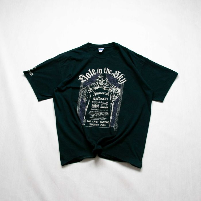 Hole In The Sky 2011 festiwal t-shirt XL/XXL doubleprint black metal