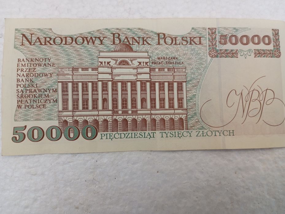 Banknot 50 000 z 1993 roku - super stan