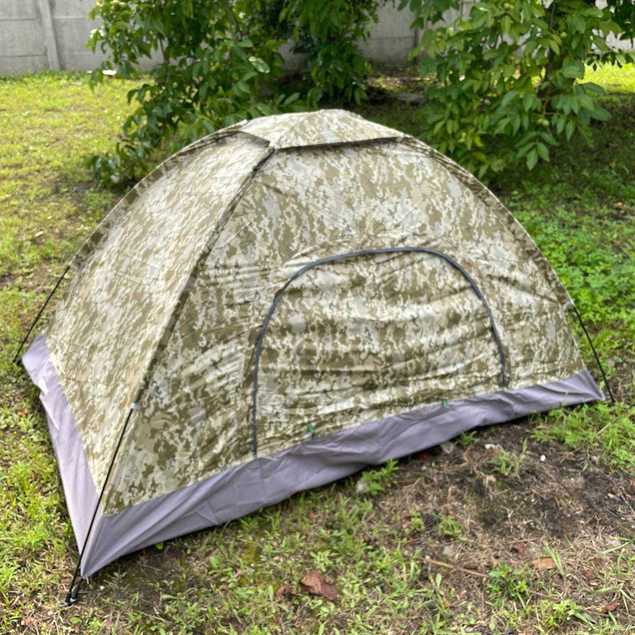 Палатка на 6 мест размером 2*2,5 м с москитной сеткой Камуфляж