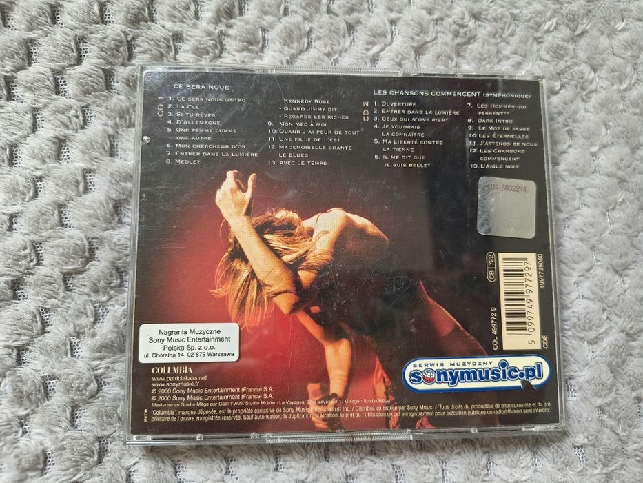 Płyta Patricia Kaas 2 x CD live