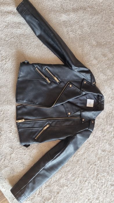 Kurtka, eko skóra Sinsay, 140cm