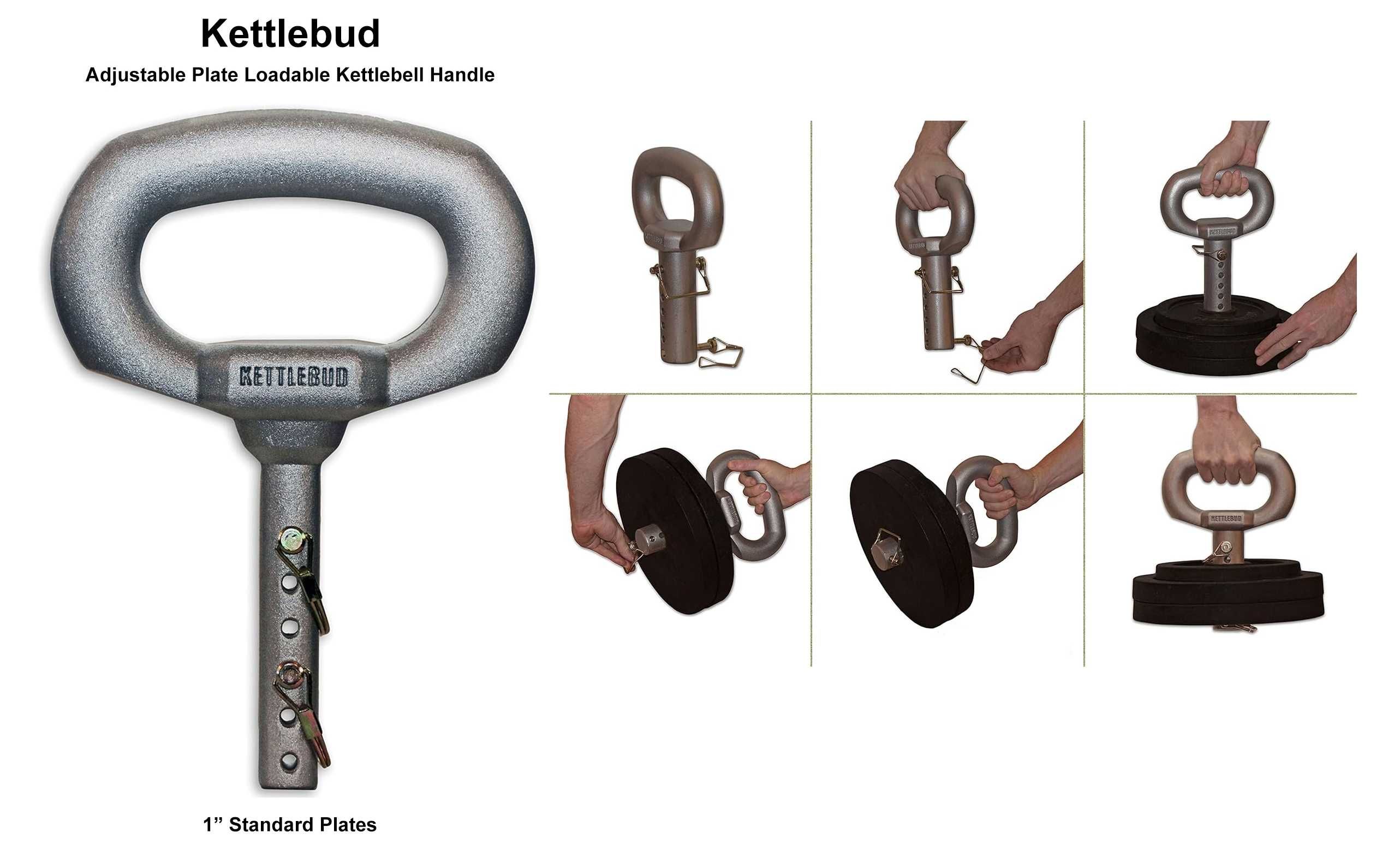 Kettlebell Ajustável com Kettlebud Handle