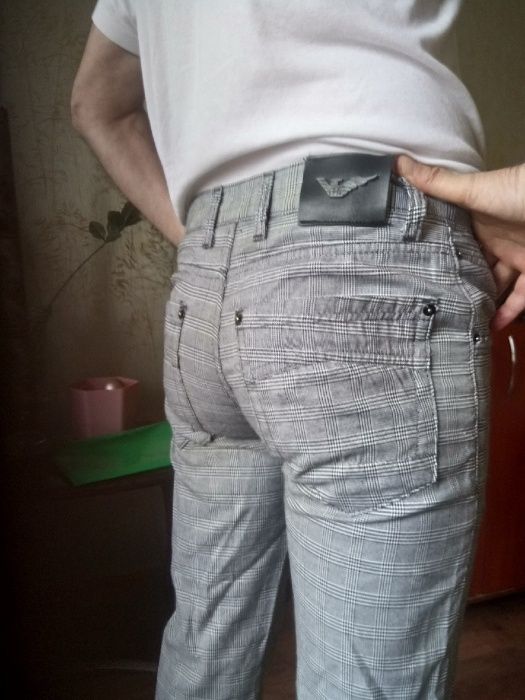 Брюки клетка Италия