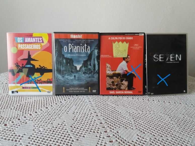 DVDs - Originais (alguns ainda selados), por 1 euro cada