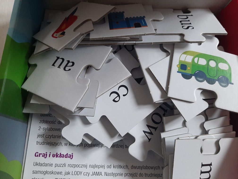 Zestaw gier i literek do nauki dla 6-7latka