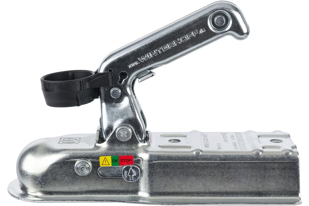 Zaczep kulowy WINTERHOFF do przyczepki 800kg dyszel kwadratowy 60mm