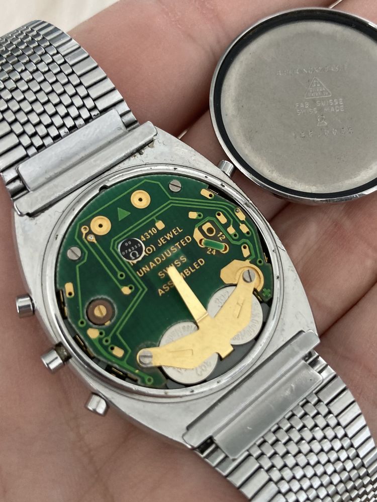 Omega Speedmaster Quartz LCD Vintage