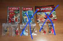 Lego ninjago фігурки