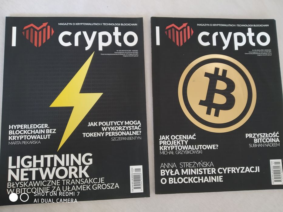 I love crypto. Magazyn kryptowaluty bitcoin krypto.