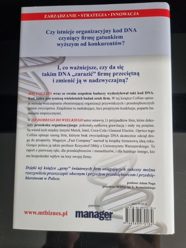 Od Dobrego Do Wielkiego - Jim Collins