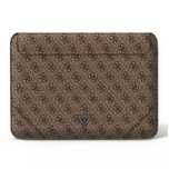 guess manchon gucs16p4tw 16" marron/marron 4g uptown triangle logo