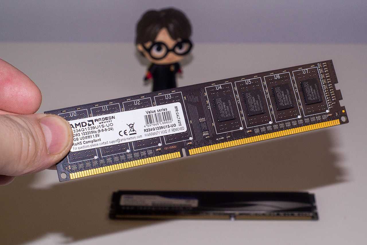 ‼️Оперативна пам'ять Team DDR3 8 Гб 1333 Mhz (2 планки х4 Гб) комплект