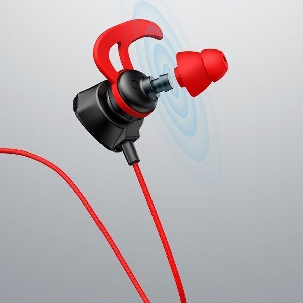 Słuchawki Gaming USAMS EP-27 z Mikrofonem - Red HSEP2701