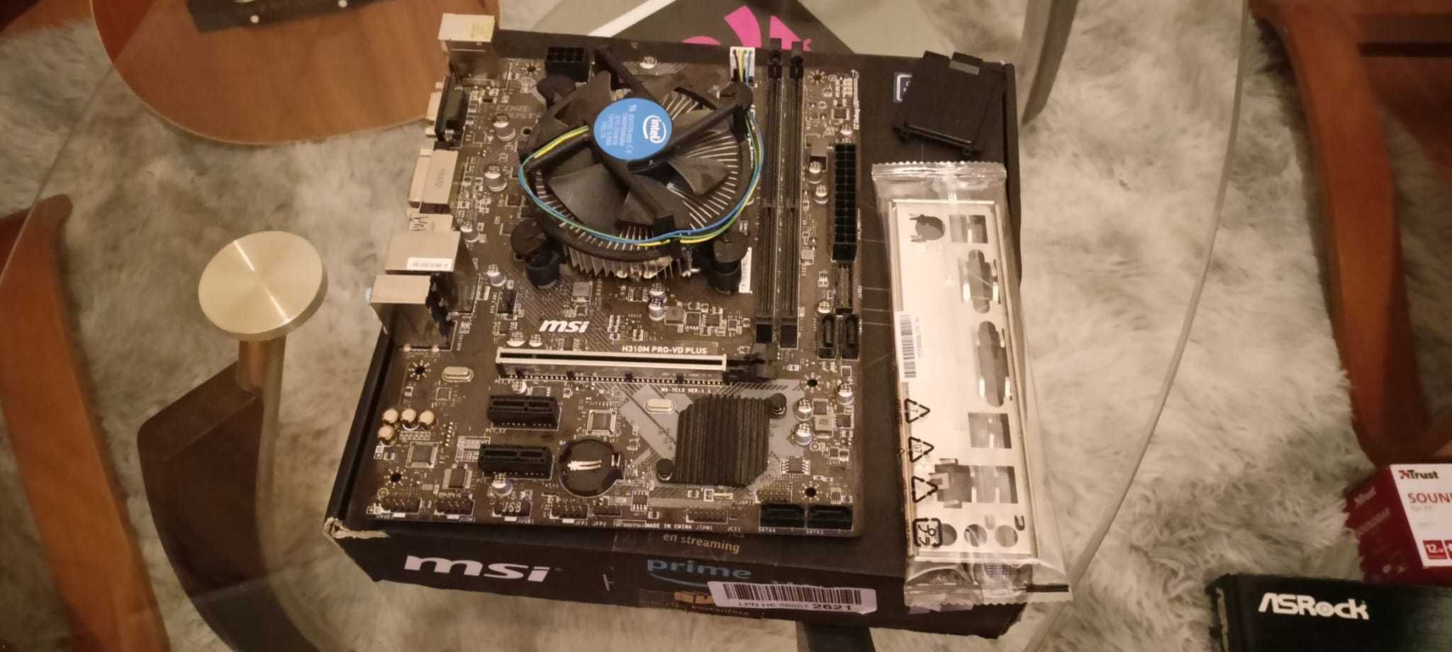 Płyta główna MSI H310M PRO-VDH PLUS + Intel Core i3-8100