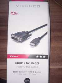 Kabel HDMI/DVI  2m  Vivanco