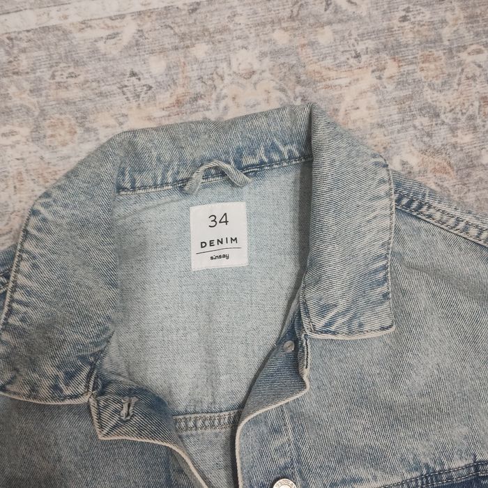 Kurtka jeansowa Sinsey, katana damska oversize