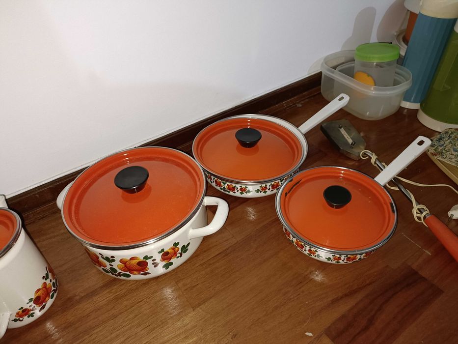 panelas esmaltadas, lote