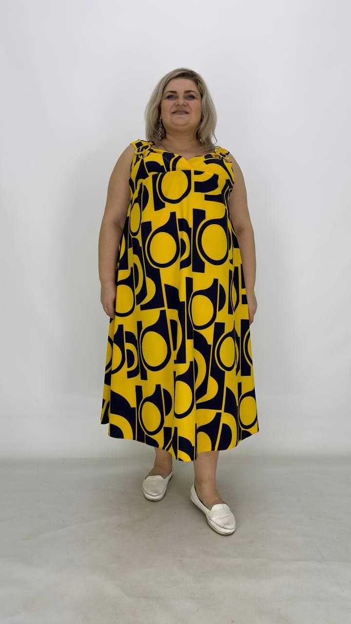 НОВИНКА Стильное платье сарафан супер батал с 62 по 76 размер