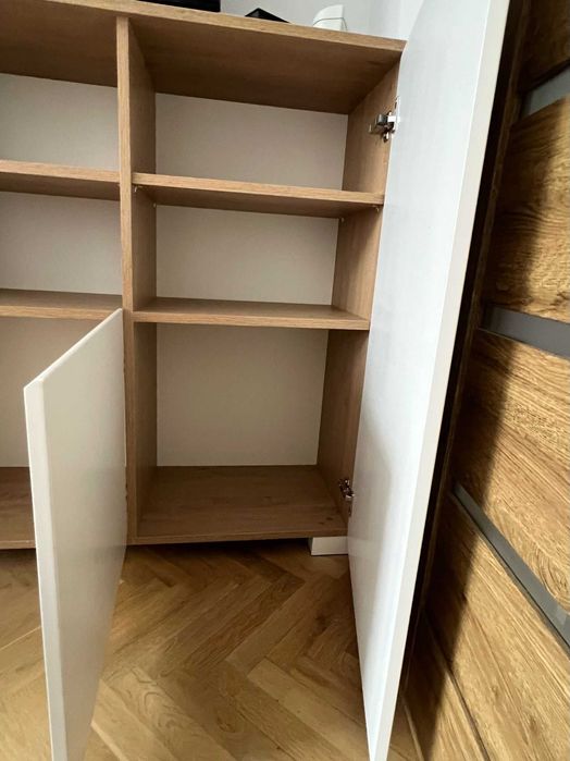 Zestaw mebli MEBLIK OAK Regał wysoki 100 x OAK + Regał niski 150 OAK