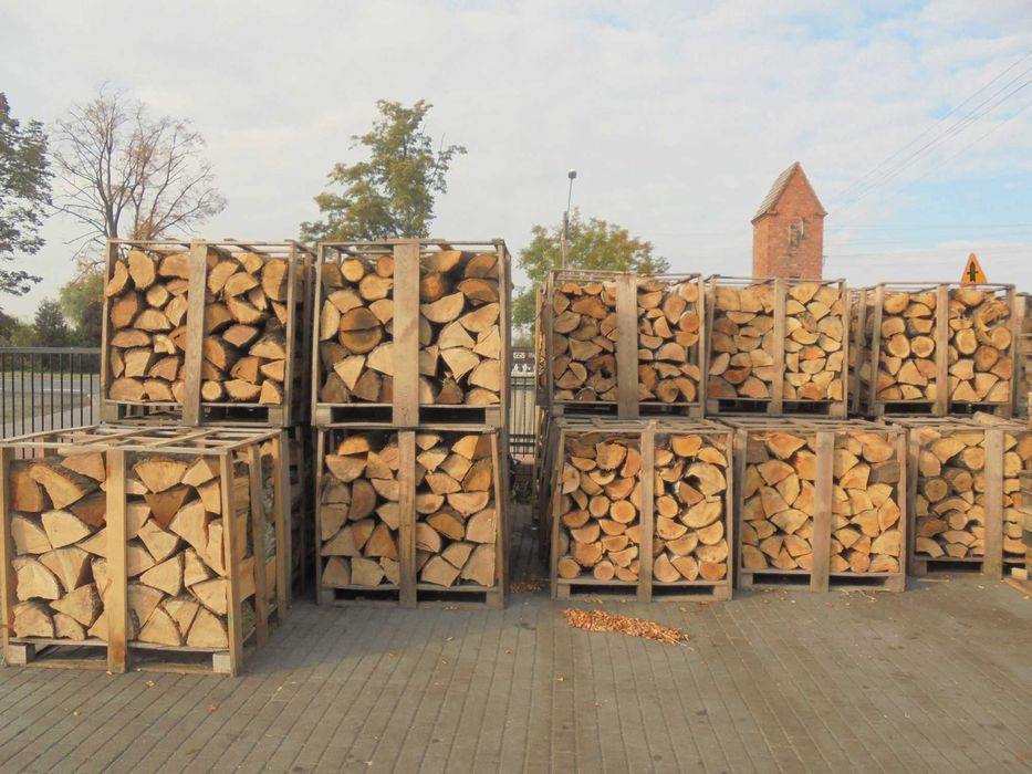 drewno kominkowe na paletach  32-35cm